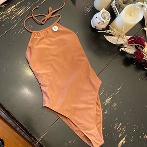 Forever 21 One piece halter bathing suit